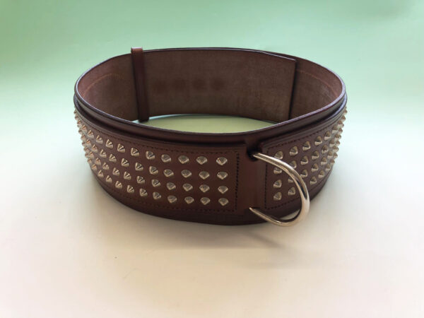 The Karenswood GIANT Studded Leather Collar - 4" wide