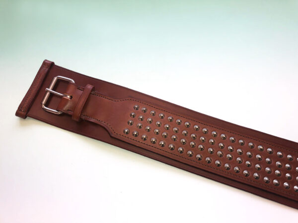 The Karenswood GIANT Studded Leather Collar - 4" wide - Image 3