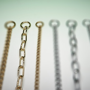 Heavy Duty Oblong Link Check Chain - Brass