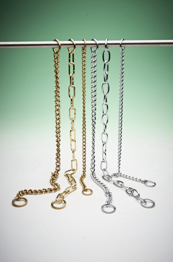 Heavy Duty Twisted Link Check Chain - Brass - Image 3