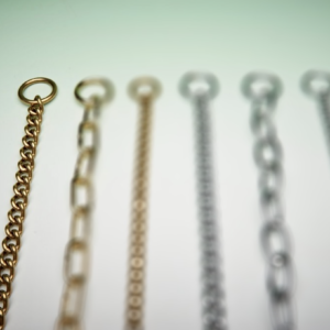 Heavy Duty Twisted Link Check Chain - Brass