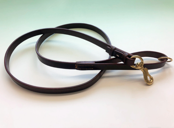 Best Bridle Leather Swaphook Lead - 5'6" x 3/4" - Image 2