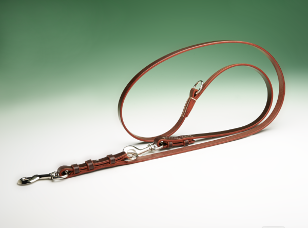 Best Bridle Leather Swaphook Double Training Lead - 6' x 3/4"