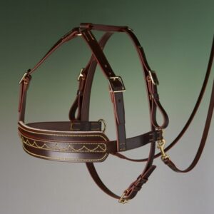 The Karenswood Bridle Leather Cart Pulling Harness